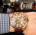 Fake Cartier Ballon Bleu Diamond Face Rose Gold watch 2019 New